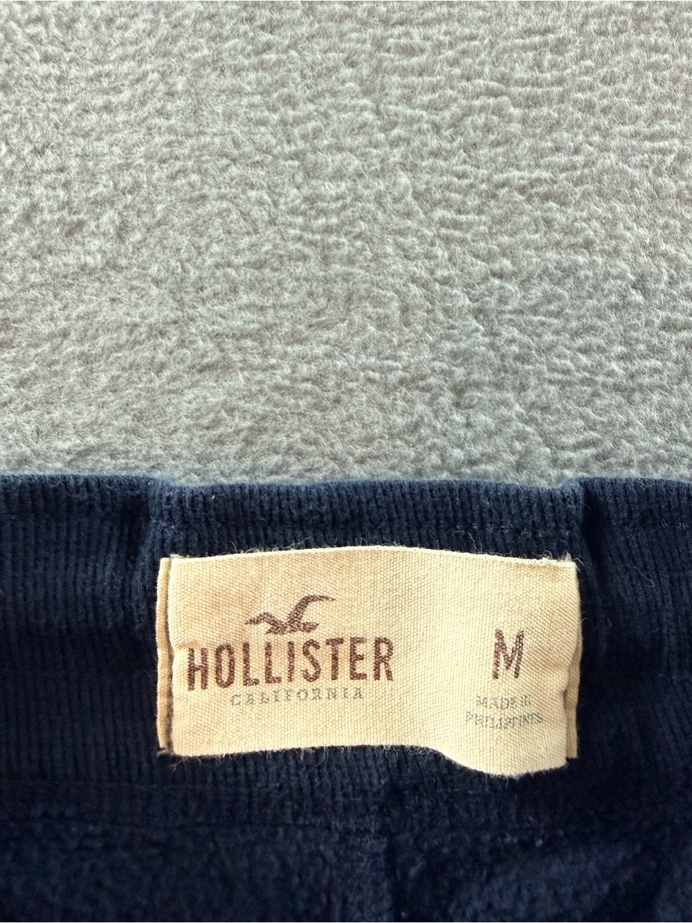 Hollister - Navy Lounge Shorts with White Trim - Picture 2 of 5